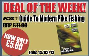 Deal of the Week: Fox Guide To Modern Pike Fishing - RRP £11.99 - Now Only £5.00