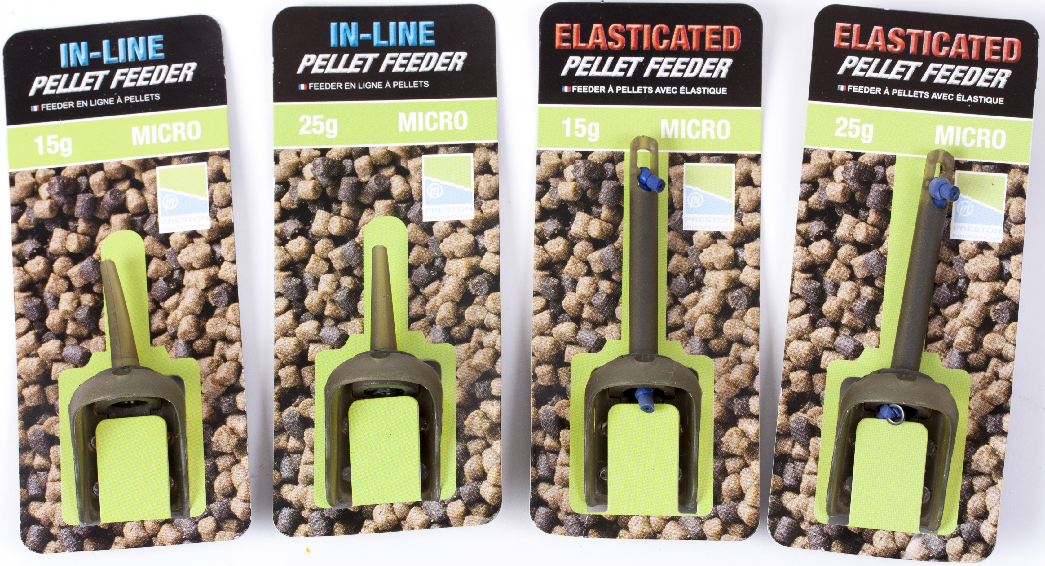 Preston Innovations In Line And Elasticated Micro Pellet Feeders