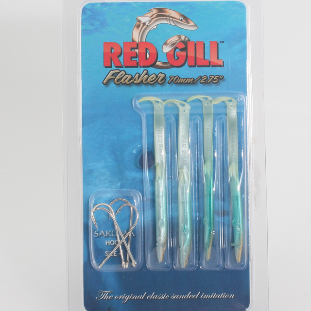 Red Gill Sandeel Imitation Lures – Glasgow Angling Centre