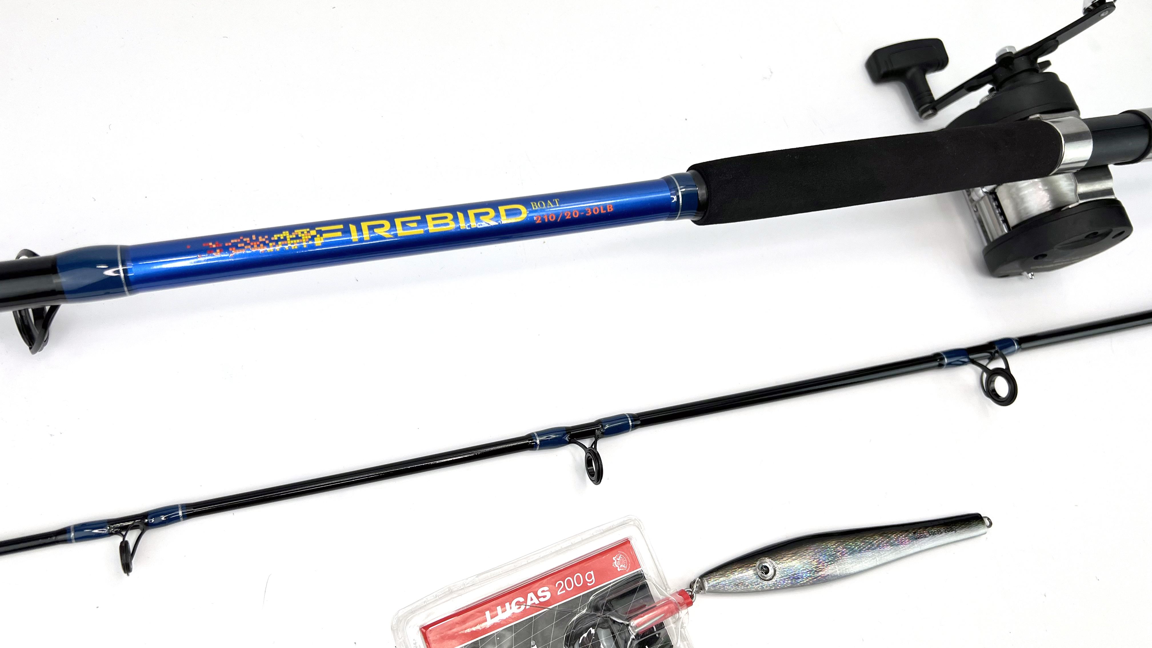 AXIA 20-30lb Charter Boat Rod and Reel 2pc – Glasgow Angling Centre