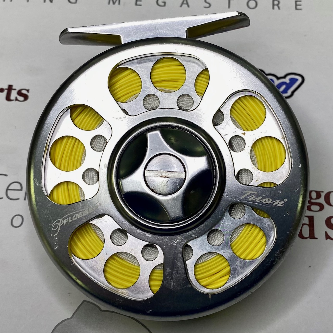Pflueger Trion 3.25 trout fly fishing reel in case