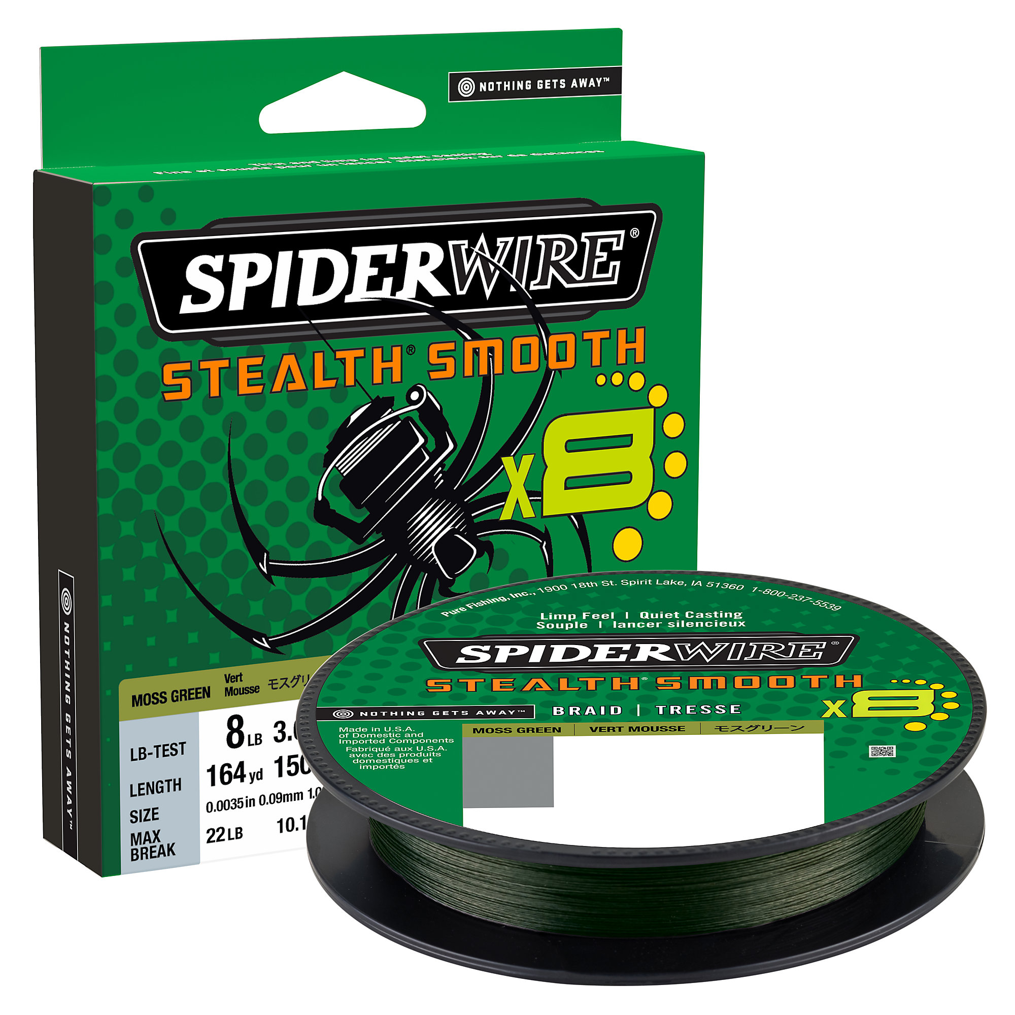SpiderWire Stealth Smooth8 Braid – Glasgow Angling Centre