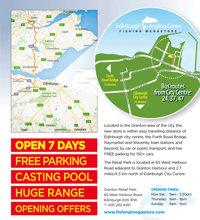 Edinburgh Angling Centre Opening - 27th August 2016