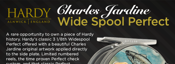 Hardy Limited Edition Charles Jardine Artwork Perfect Reel – Out Fly Fishing