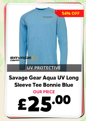 Savage Gear Aqua UV Long Sleeve Tee Bonnie Blue