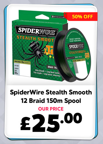 SpiderWire Stealth Smooth 12 Braid 150m Spool