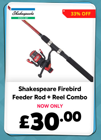 Shakespeare Firebird Feeder 10ft Rod + Reel Combo