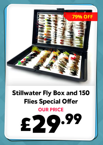 SStillwater Fly Box and 150 Flies Special Offer