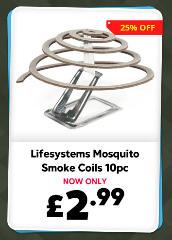 Lifesystems Mosquito Smoke Coils 10pc