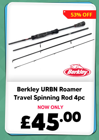 Berkley URBN Roamer Travel Spinning Rod 4pc