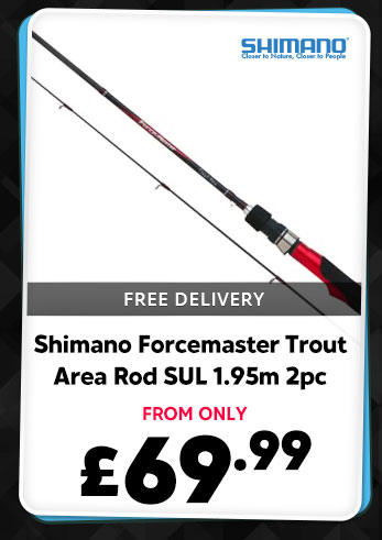 Shimano Forcemaster Trout Area Rod 2pc: SUL : 1.95m